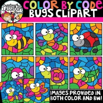 Color by Code Mystery Mix 2 Clipart Bundle {over $30.00 value!}, image 4