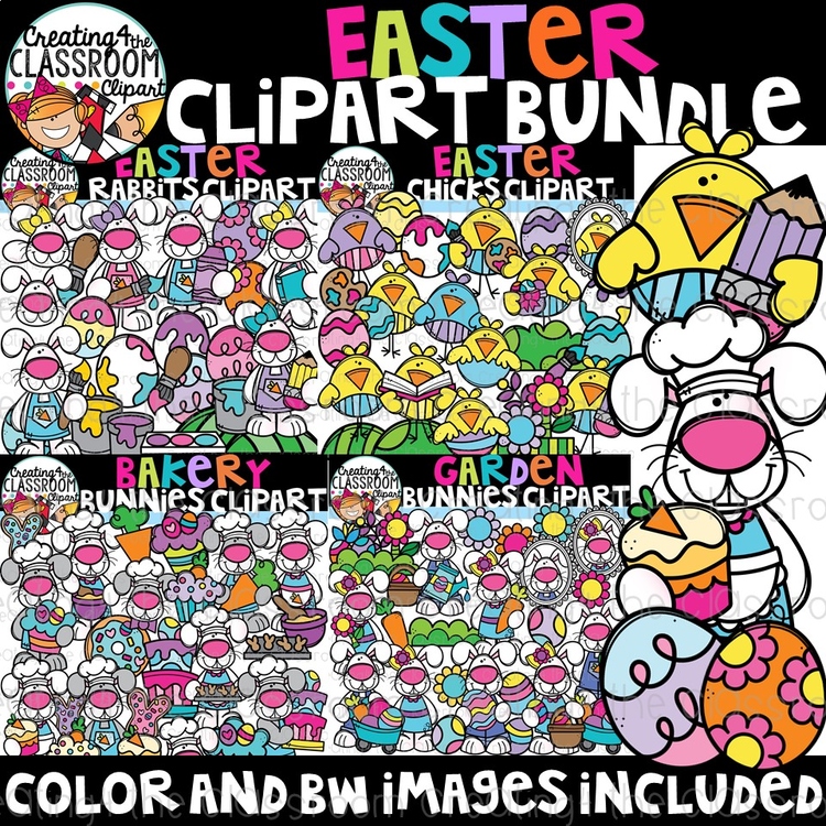 Easter Clipart Bundle {Over $20.00 value!}
