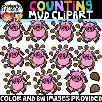 Farm Counting Clipart Bundle {Farm Clipart}, image 2