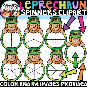 St. Patrick's Day Spinners Clipart Bundle {St. Patrick's Day Clipart}, image 3
