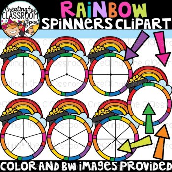 St. Patrick's Day Spinners Clipart Bundle {St. Patrick's Day Clipart}, image 4