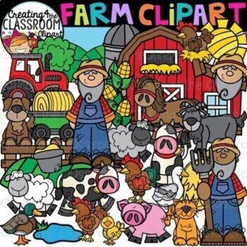 Farm Animals Clipart Bundle {Farm Clipart}, image 2