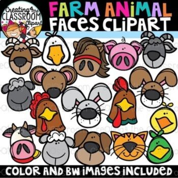 Farm Animals Clipart Bundle {Farm Clipart}, image 3