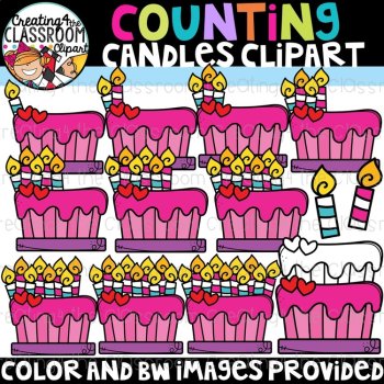Valentines Counting Clipart Bundle {Valentines Day Clipart}, image 3