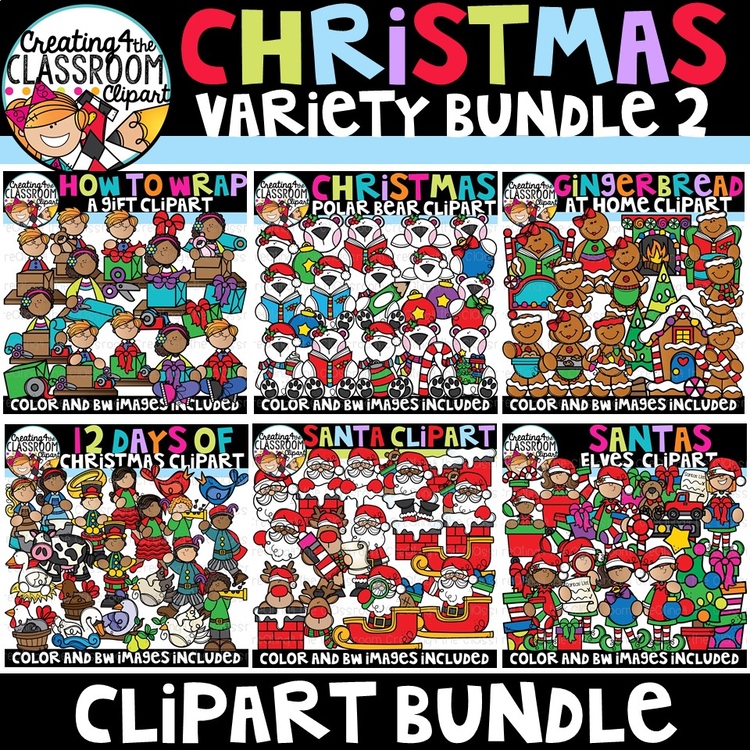 Christmas Variety 2 Clipart Bundle {Christmas Clipart}