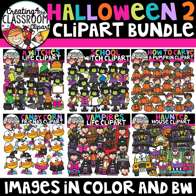 Halloween Variety 2 Clipart Bundle {Halloween Clipart}