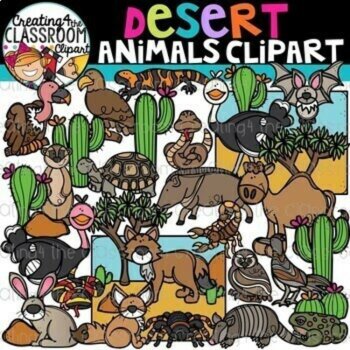 Animal Habitats Clipart MEGA Bundle – 6 Sets, image 3
