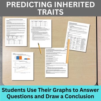 Genetics and Environment - Trait Distribution Data Graphing Bundle | HIGH SCHOOL, image 3