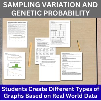 Genetics and Environment - Trait Distribution Data Graphing Bundle | HIGH SCHOOL, image 4