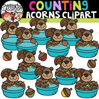 Fall Counting Clipart Bundle {Fall Clipart}, image 3