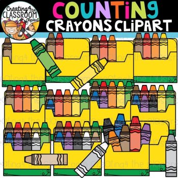 Back to School Counting Clipart Bundle {School Clipart}, image 2