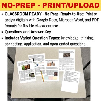 What Makes Something Alive Reading Comprehension | Grade 8 and Up, image 3