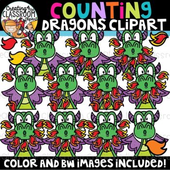 Magical Counting Clipart Bundle {Fairy tale Clipart}, image 2