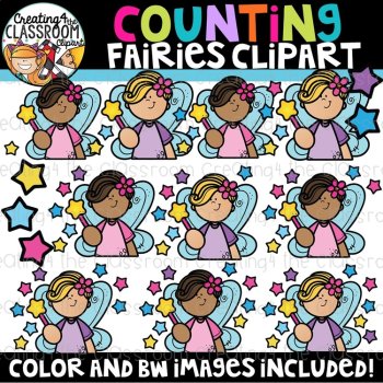 Magical Counting Clipart Bundle {Fairy tale Clipart}, image 3
