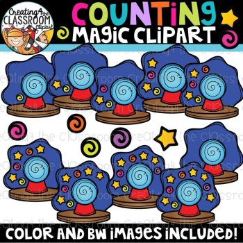 Magical Counting Clipart Bundle {Fairy tale Clipart}, image 4