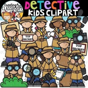Detective Clipart Bundle - Detective Clipart, image 2