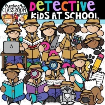 Detective Clipart Bundle - Detective Clipart, image 3