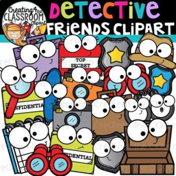 Detective Clipart Bundle - Detective Clipart, image 4