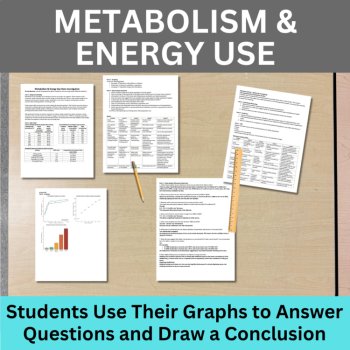 Characteristics of Living Things Data Graphing Lab Bundle 6th, 7th, 8th Grade, image 3