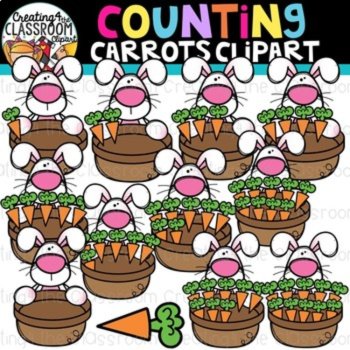 Easter Counting Clipart Bundle {Easter Clipart}, image 2