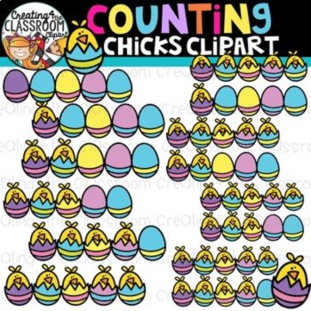 Easter Counting Clipart Bundle {Easter Clipart}, image 4