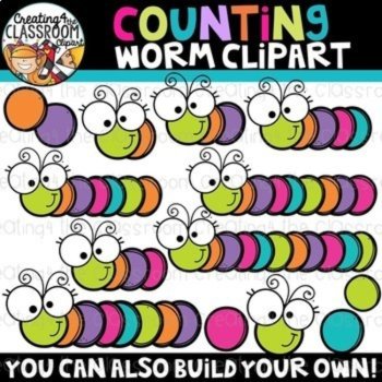 Spring Counting Clipart Bundle {Spring Clipart}, image 2
