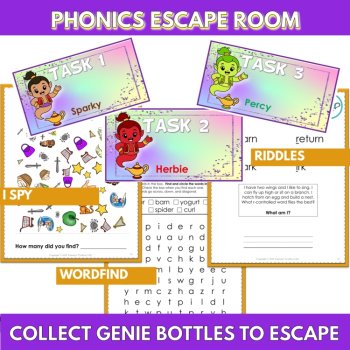 R-Controlled Vowels Phonics Escape Room | Bossy R Decoding Game, image 3