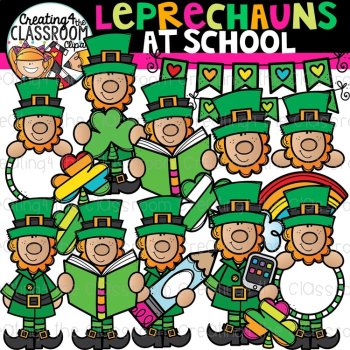 St. Patrick's Day Clipart Bundle- leprechaun clipart, image 3