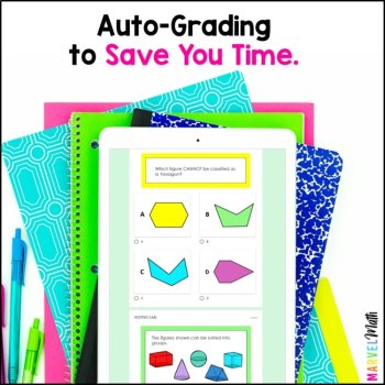 Google Classroom - 3rd Grade Geometry TEKS Review - Digital Math Station, image 3
