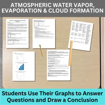 Water Cycle & Hydrology Data Analysis Graphing Bundle | HIGH SCHOOL, image 3