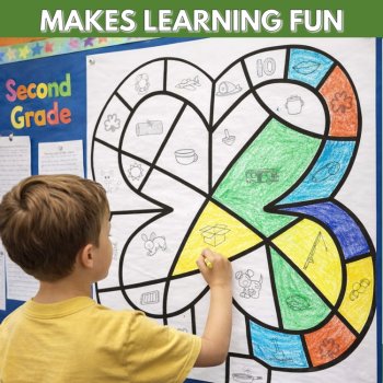 St. Patrick’s Day Bulletin Board Phonics Collaborative Coloring Posters, Color by Sound, image 3