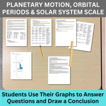 Space Science Data Analysis Graphing Bundle | HIGH SCHOOL | Stars, Distances, image 3