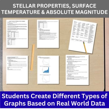 Space Science Data Analysis Graphing Bundle | HIGH SCHOOL | Stars, Distances, image 4