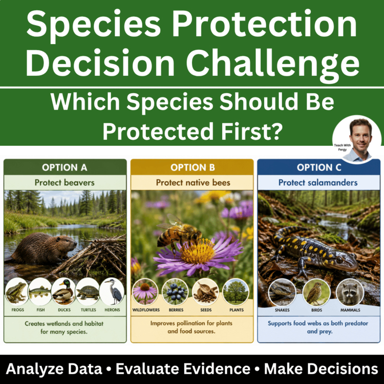Species Protection Ecology Decision Challenge | Biodiversity, Keystone Species