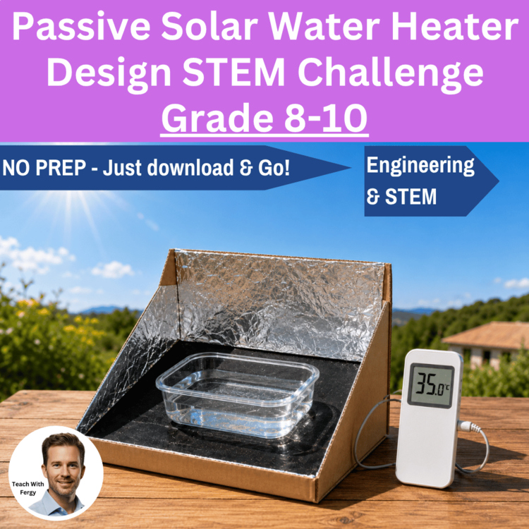Passive Solar Water Heater Design Challenge | STEM Engineering Activity