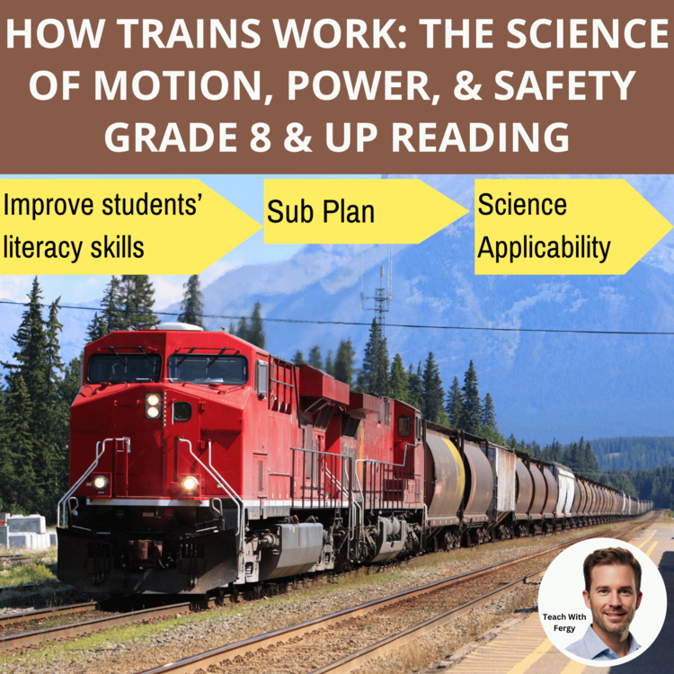 How Trains Work: The Science of Motion, Power, Safety Reading | Grade 8 and Up