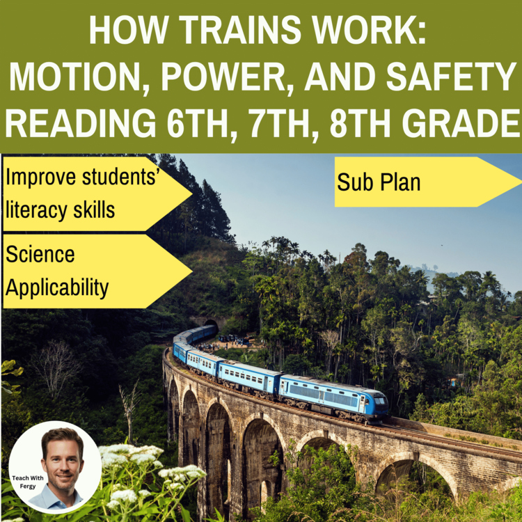 How Trains Work: Motion, Power, and Safety Reading | 6th, 7th, 8th | Forces