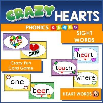 Editable Sight Word Practice Game with Heart Word Practice Flashcards, image 2