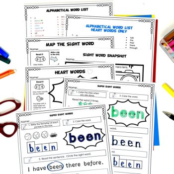 Editable Sight Word Worksheets High Frequency and Heart Word Practice, image 4
