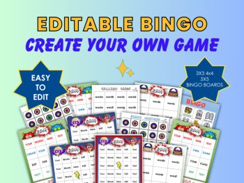 Create Your Own Editable Bingo Game with Digital Autofill Bingo Boards, image 2