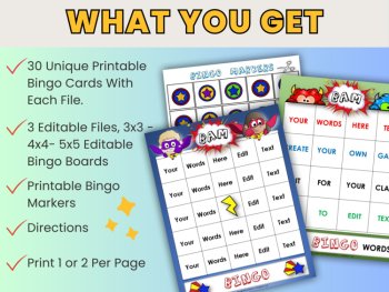 Create Your Own Editable Bingo Game with Digital Autofill Bingo Boards, image 4