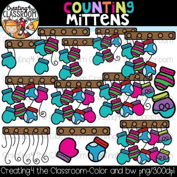 Winter Counting Clipart BUNDLE {Winter Clipart}, image 4