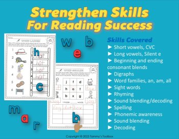 Summer Phonics Review Activities, Summer Coloring Pages, Puzzles, Worksheets, image 4