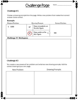 Powers of 10 Solve & Draw Practice and Review, image 4