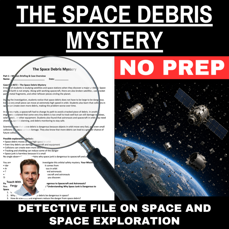 The Space Debris Mystery - Space Activity | Space Junk Dangers, Orbital Safety