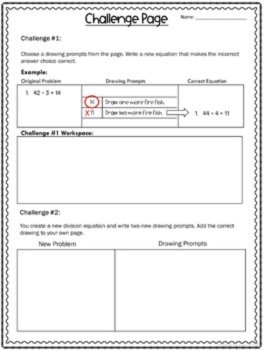 Long Division Solve & Draw | Math Worksheets | No Prep Division Practice, image 4