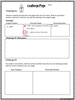 Fraction Decimal and Percent Color By Answer, image 4