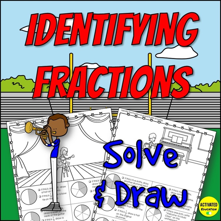 Identifying Fractions Color by Answer