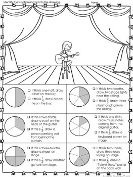 Identifying Fractions Color by Answer, image 2