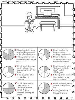 Identifying Fractions Color by Answer, image 3